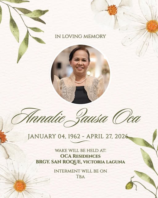 Annalie Zausa Oca, Victoria Laguna, Death: Beloved Community Resident Has Sadly Passed Away